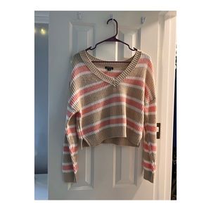 Striped Pink Wild Fable Sweater